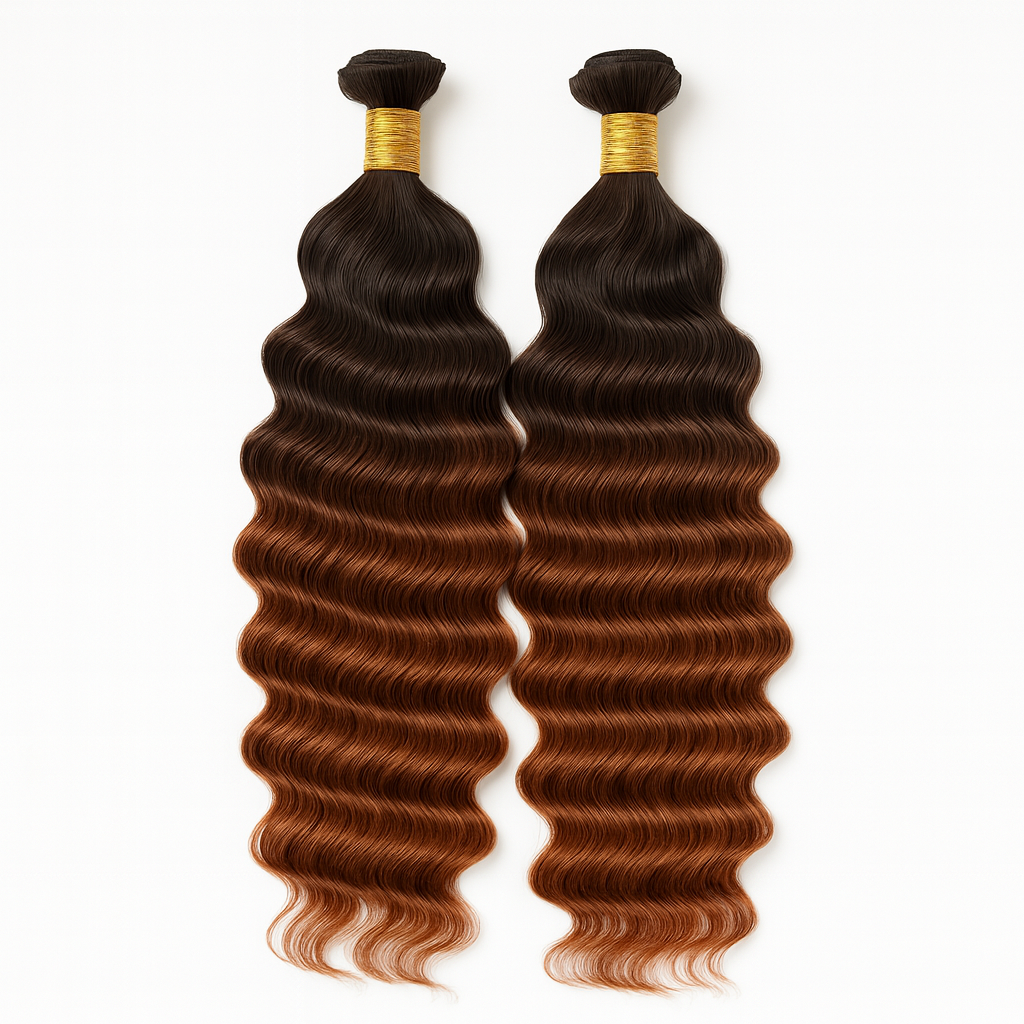 18" Deep wave#4/30 ombré